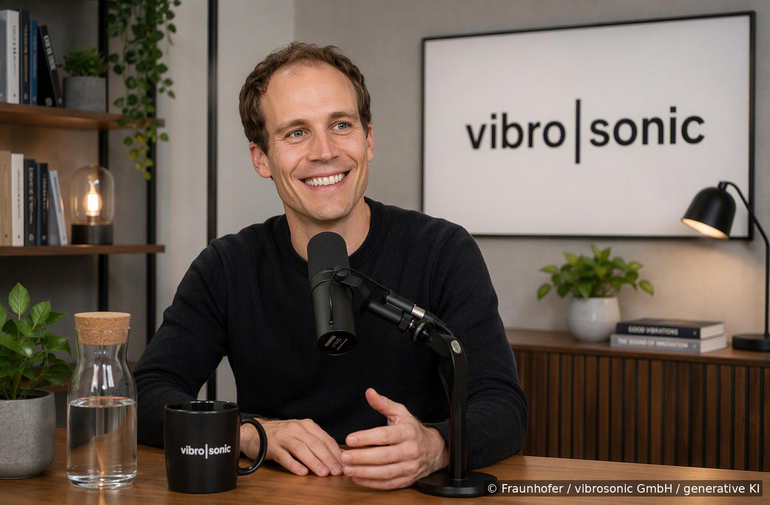 Podcast mit Dominik Kaltenbacher, Mit-Gr&uuml;nder und CEO von vibrosonic GmbH