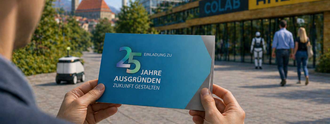 25 Jahre Ausgr&uuml;nden mit Fraunhofer Venture: <br />
Zukunft gestalten &ndash; gestern, heute und morgen