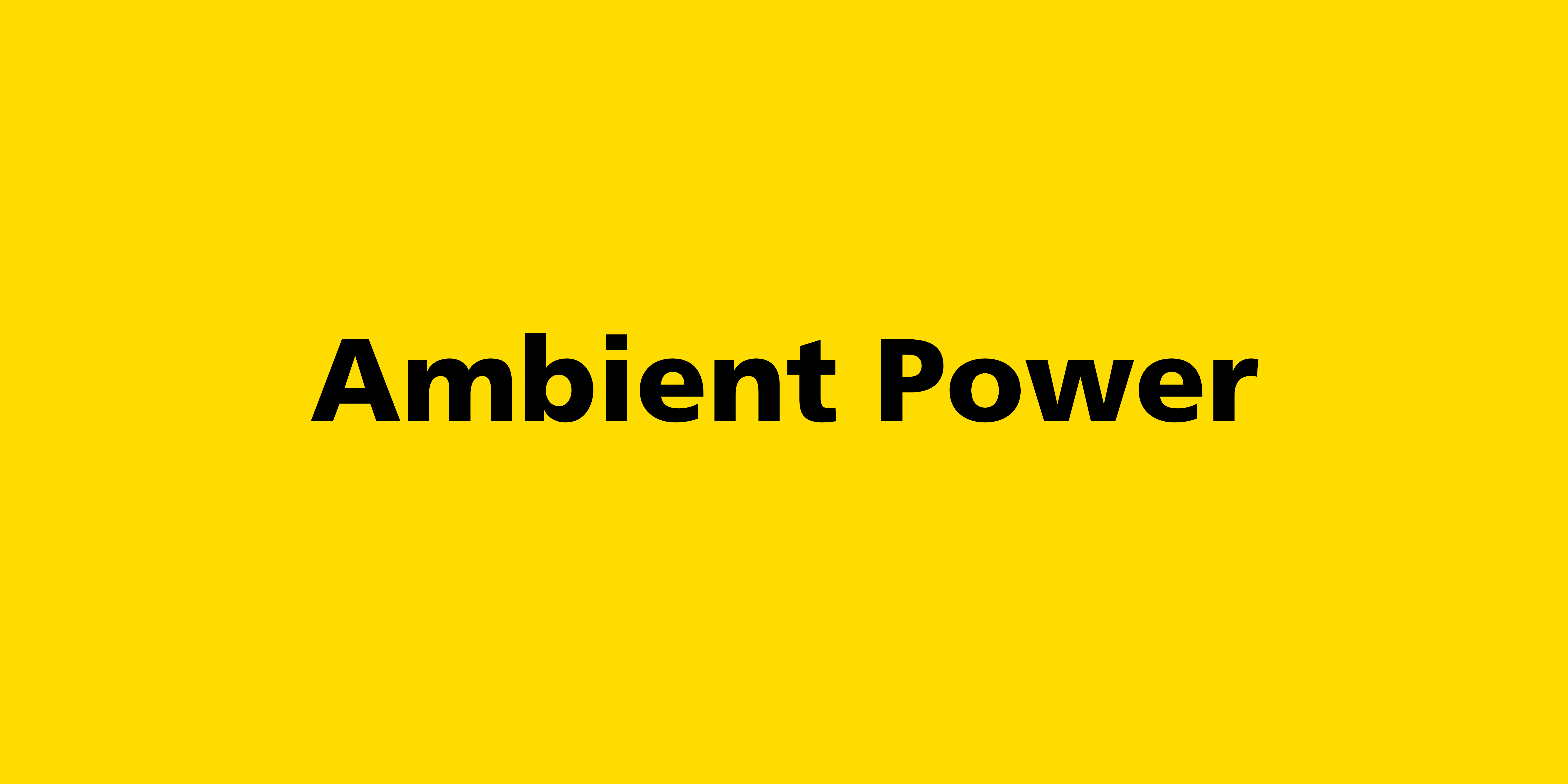 AmbientPower