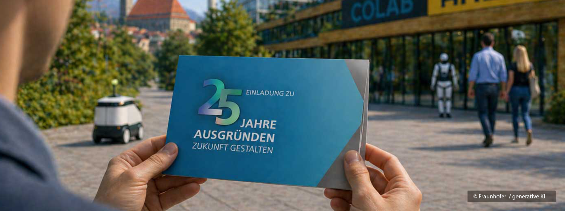 25 Jahre Ausgr&uuml;nden mit Fraunhofer Venture: <br />
Zukunft gestalten &ndash; gestern, heute und morgen