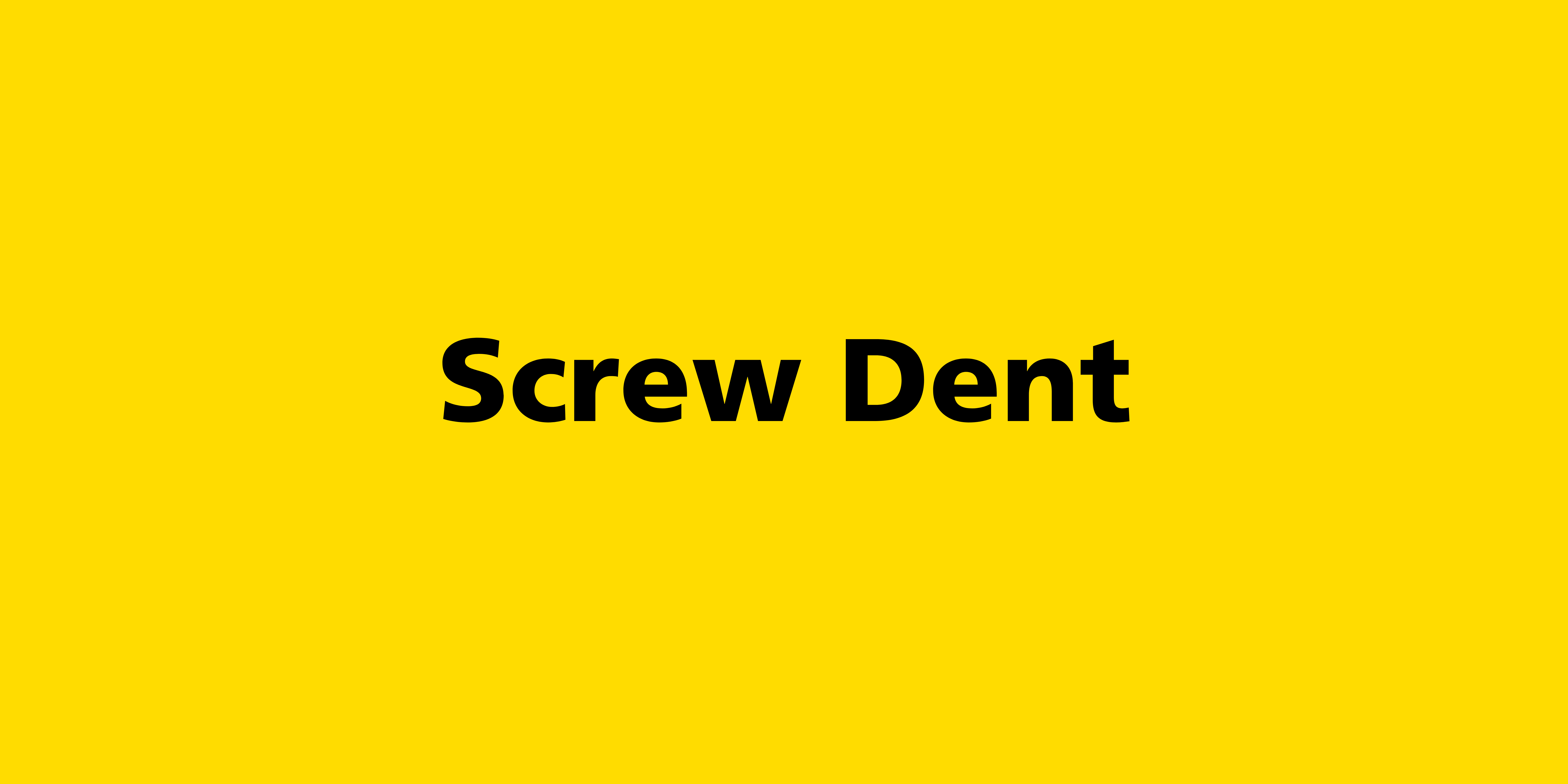 ScrewDent