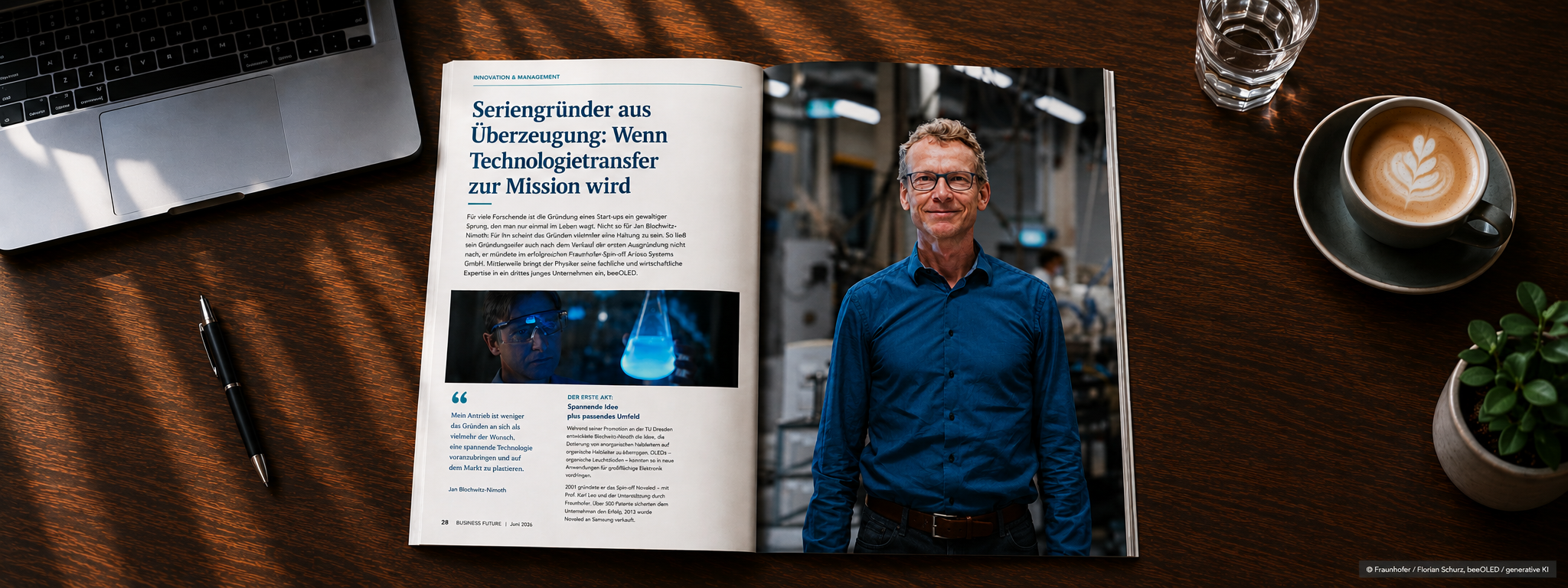 Seriengr&uuml;nder aus &Uuml;berzeugung: Wenn Technologietransfer zur Mission wird