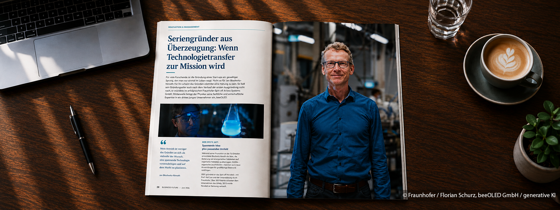 Seriengr&uuml;nder aus &Uuml;berzeugung: Wenn Technologietransfer zur Mission wird